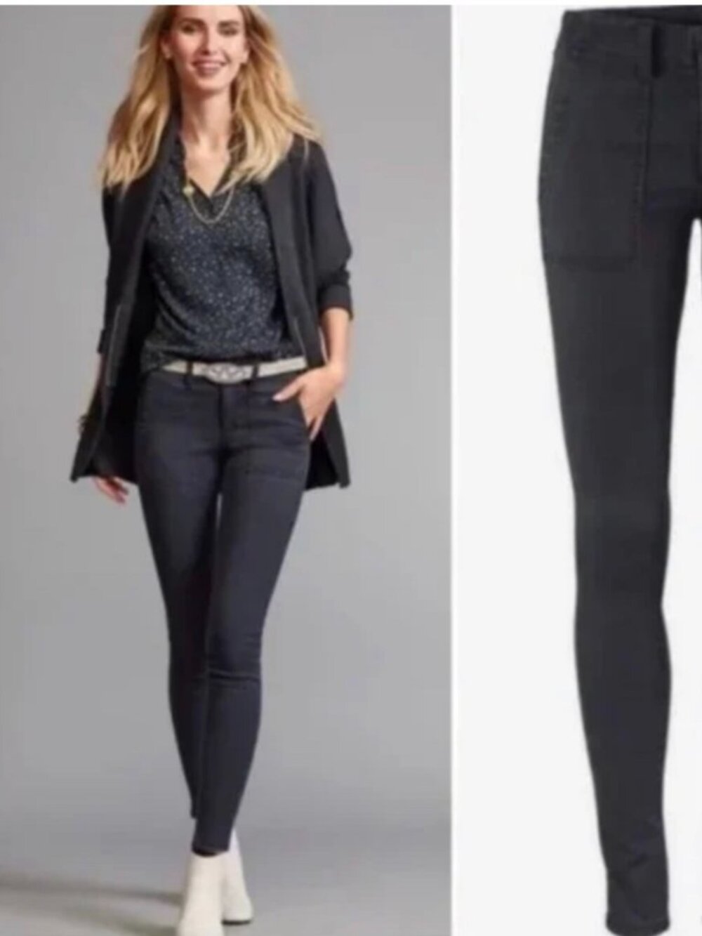 Cabi #3395 The Quest Skinny Corduroy Size 8